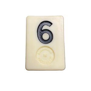 Pressman Rummikub Black 6 Tile Original Replacement Game Piece Smooth Back u